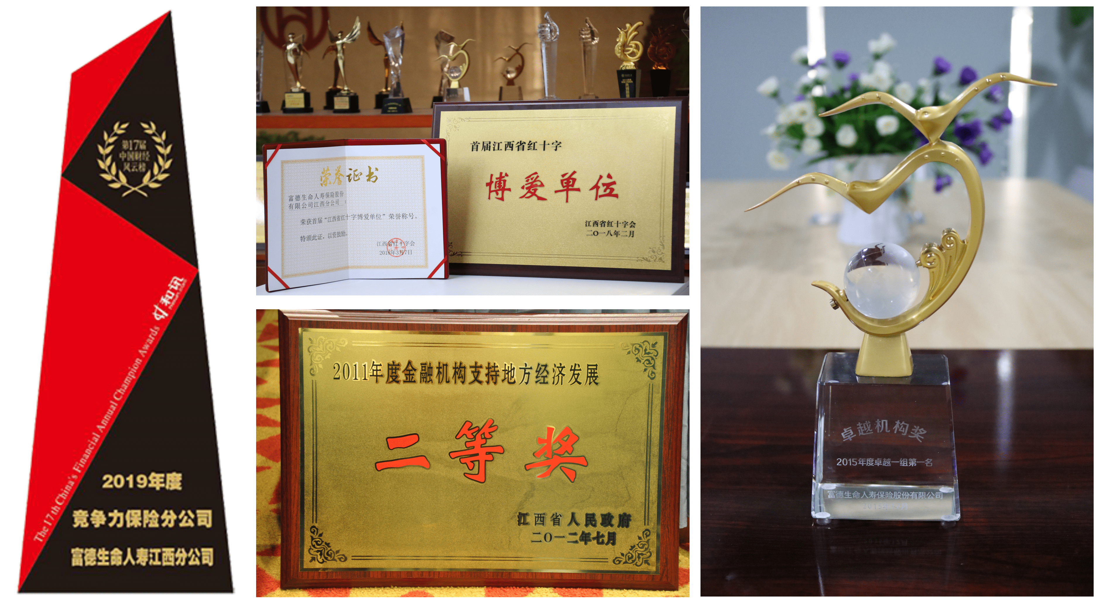 熱烈慶祝富德生命人壽江西分公司成立十五周年！